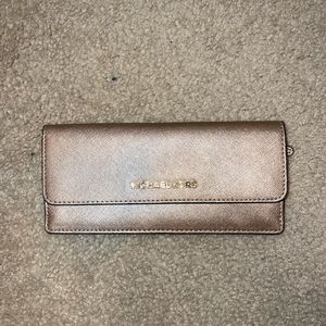 COPY - rose gold michael kors wallet